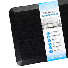 Cargar imagen en el visor de la galería, JIRTEMOT Ergonomic Anti Fatigue Comfort Floor Mat, Extra Thick Padded, 24”X18”, Black