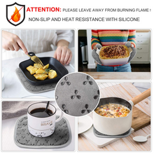 Cargar imagen en el visor de la galería, JIRTEMOT 10 Piece Set Oven Mitts and Pot Holders Kitchen Towel Set Set in Grey