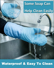 Cargar imagen en el visor de la galería, JIRTEMOT 6 PCS Set Silicone Oven Mitts and Pot Holders Sets Heat Resistant in Blue