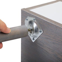 Cargar imagen en el visor de la galería, JIRTEMOT Set of 2 Modern Wood Nightstand Storage Cabinet for Bedroom, Living Room, with 1 Drawer, Light Gray