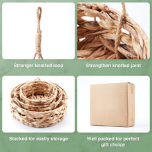 将图片加载到图库查看器,JIRTEMOT 3 Tier Fruit Hanging Basket Boho Kitchen Storage Vegetable Countertop Organizer, Hyacinth Seagrass