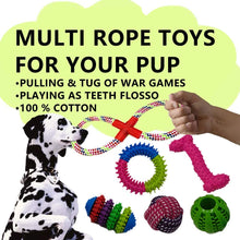 将图片加载到图库查看器,A.FATI Dog Chew Toys for Puppies Teething, 15 Pcs