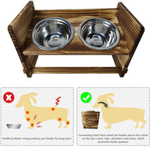 将图片加载到图库查看器,A.FATI Elevated Dog Bowls, Raised Pet Feeder