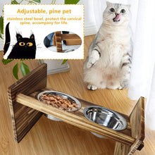 将图片加载到图库查看器,A.FATI Elevated Dog Bowls, Raised Pet Feeder