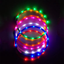 将图片加载到图库查看器,A.FATI Adjustable LED USB Rechargeable Glowing Pet Collar