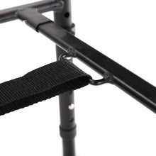 将图片加载到图库查看器,JIRTEMOT Metal Medical Bed Rail Assist with Storage Bag, Height Adjustable Grab Bar Bed Rail, Black