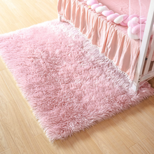 Cargar imagen en el visor de la galería, STAOLENE Ultra Soft Sheepskin Fluffy Shag Area Rugs for for Bedroom Living Room 3 x 5, Pink
