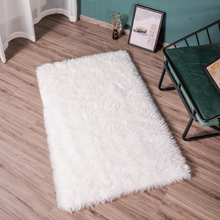 Cargar imagen en el visor de la galería, STAOLENE Ultra Soft Sheepskin Fluffy Shag Area Rugs for Bedroom, Living Room 3 x 5 Rug, White
