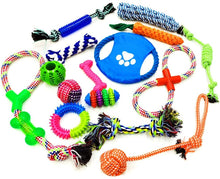 Cargar imagen en el visor de la galería, A.FATI Dog Chew Toys for Puppies Teething, 15 Pcs
